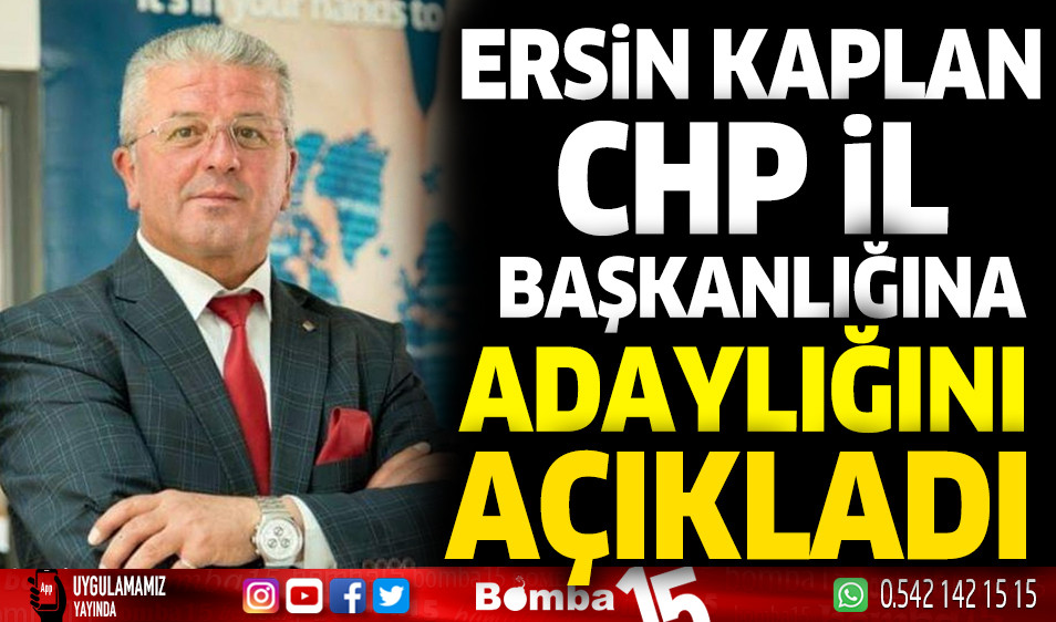 Ersin Kaplan Chp L Ba Kanl Na Adayl N A Klad Burdur Haber