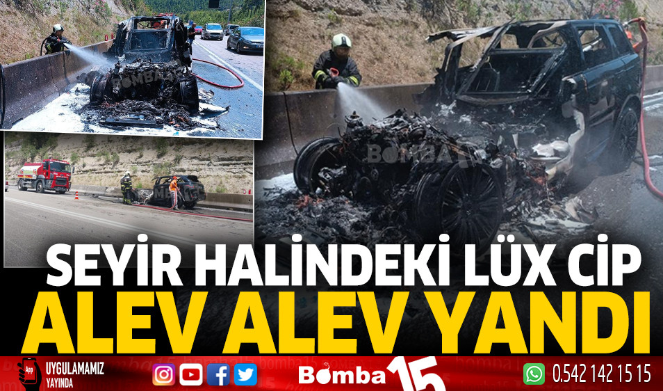 Seyir Halindeki L Ks Cip Alev Alev Yand Burdur Haber Burdur