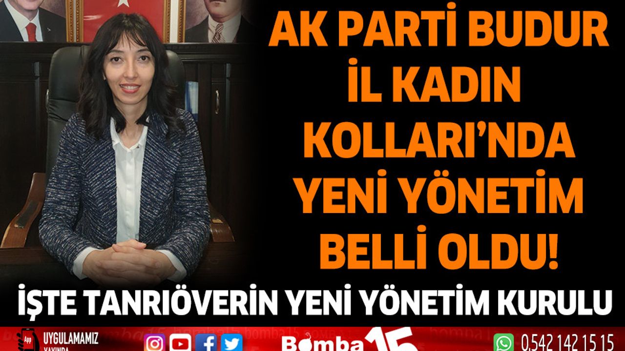 Ak Parti Burdur L Kad N Kollar Nda Yeni Y Netim Kurulu Belli Oldu