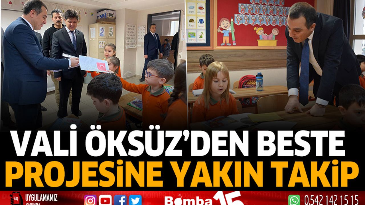 Burdur Valisi Türker Öksüz sınav öncesi öğrencileri ziyaret etti