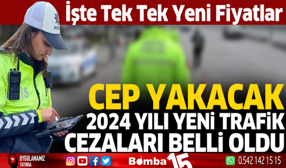 2024 Yılı Yeni Trafik Cezaları Belli Oldu - Burdur Haber, Burdur ...