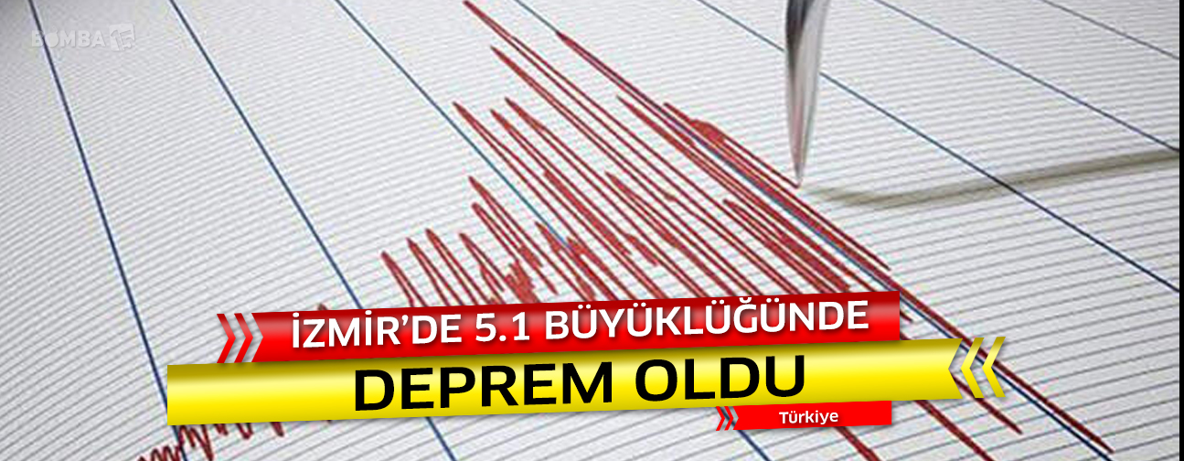 İzmir'de 5.1 büyüklüğünde deprem oldu