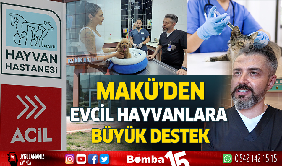 MAKÜ’den evcil hayvanlara büyük destek