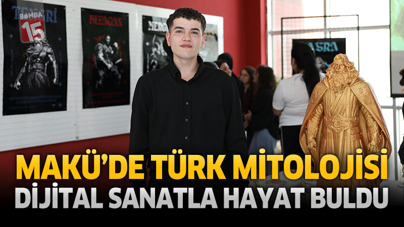 MAKÜ’de Türk Mitolojisini Dijital Sanatla Buluşturan Sergi Yoğun İlgi Gördü