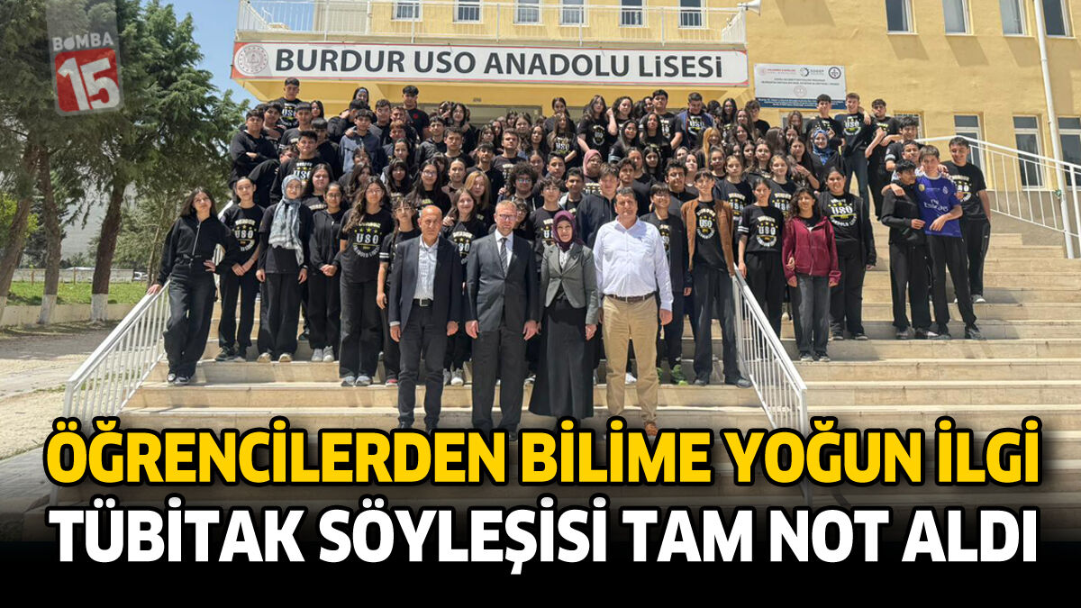 Öğrencilerden Bilime Yoğun İlgi: TÜBİTAK Söyleşisi Tam Not Aldı