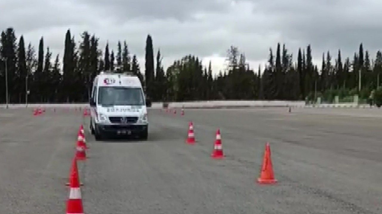 Ambulans sürücülerine ASGE eğitimi verildi