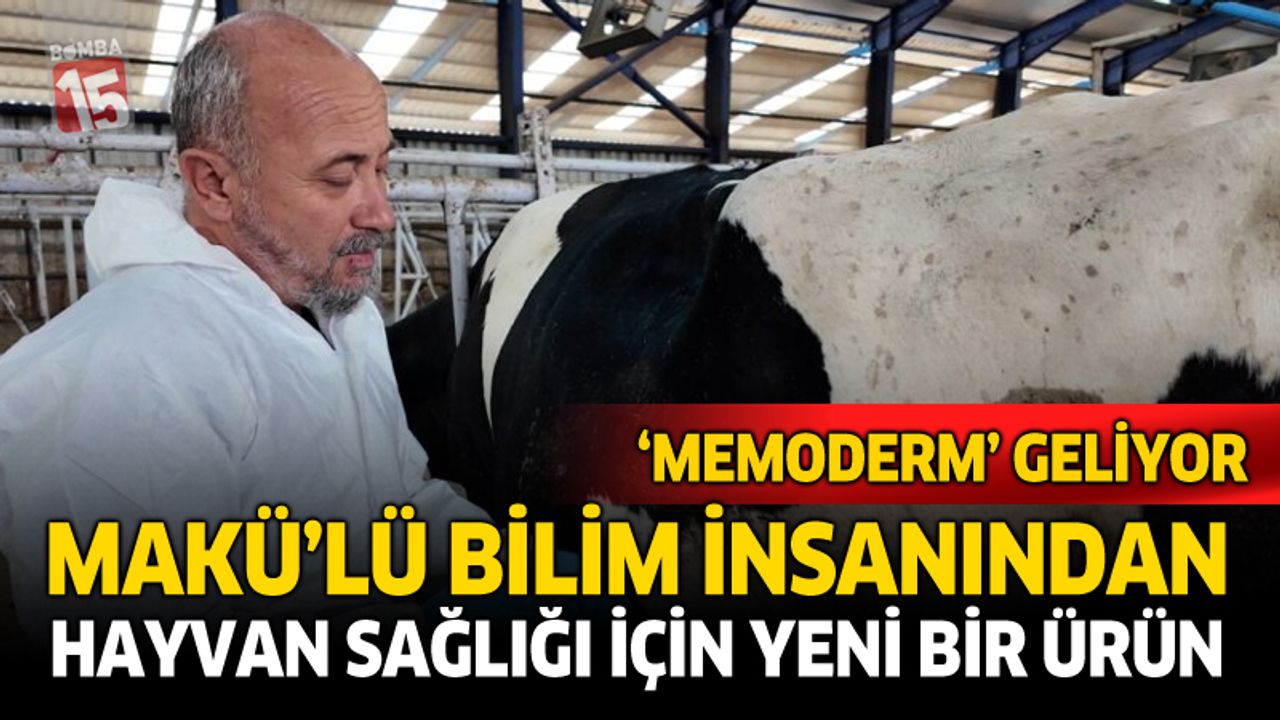 MAKÜ’lü Bilim İnsanından Hayvan Sağlığı İçin Yeni Bir Ürün; ‘Memoderm’ Geliyor