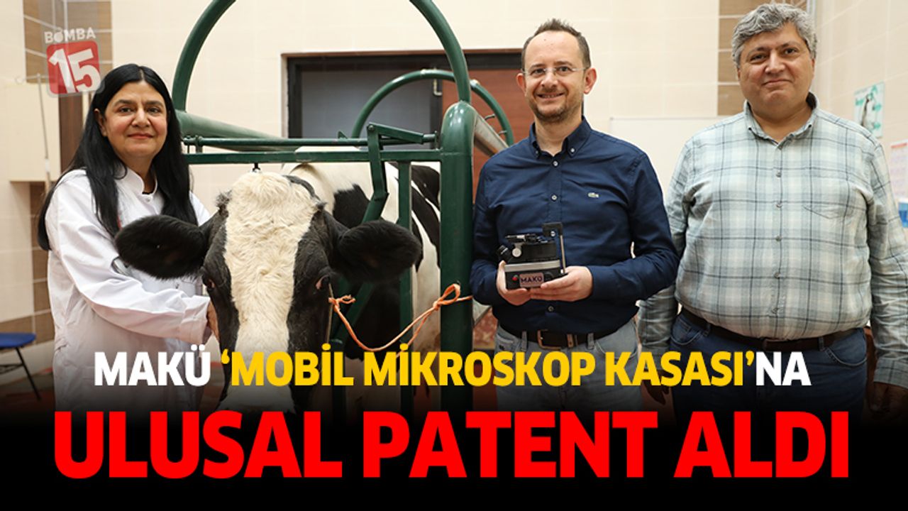 MAKÜ hayvancılıkta erken tanıya katkı sağlayacak ikinci ulusal patentini aldı