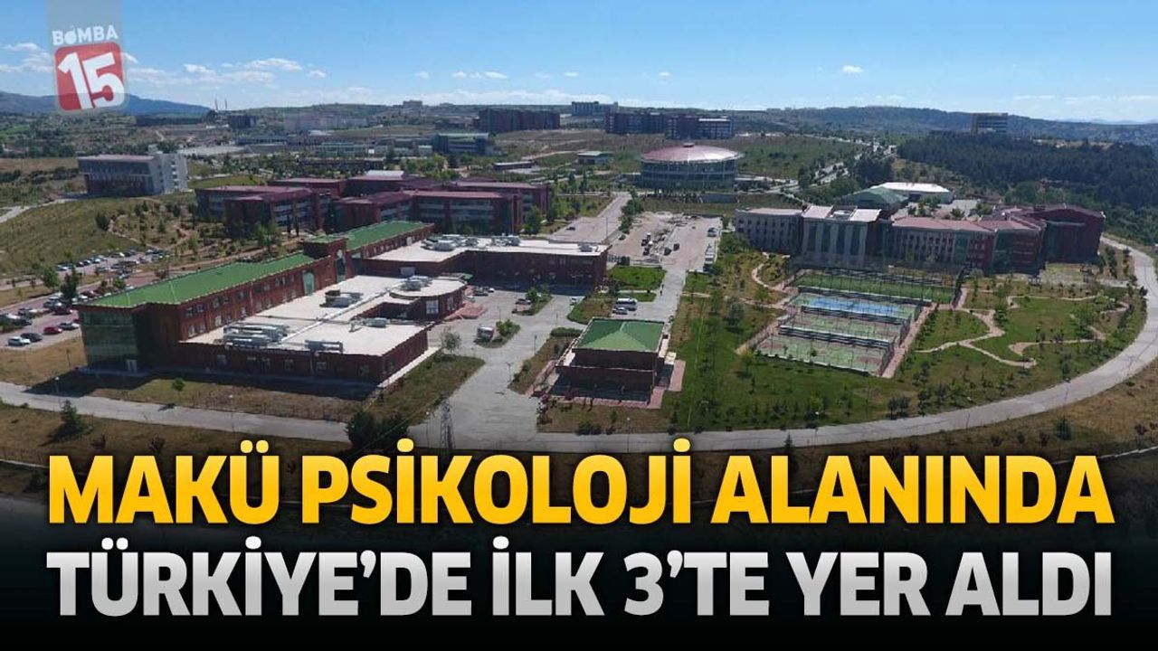 MAKÜ Psikoloji Alanında Türkiye’de İlk 3’te Yer Aldı