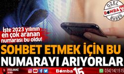 Sohbet etmek için bu numarayı arıyorlar!