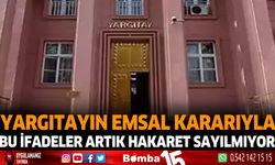 Yargıtay'ın emsal kararları ile bu ifadeler artık hakaret sayılmıyor