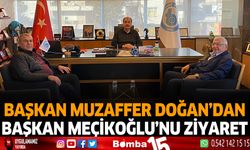 Başkan Doğan'dan, başkan Meçikoğlu'nu ziyaret