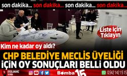 CHP Burdur Belediye Meclisi ön seçim sonuçları açıklandı!