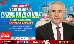 Bucak Belediyesi kapalı yarı olimpik yüzme havuzu 8 Şubat'ta hizmete açılıyor. kayıtlar başladı.