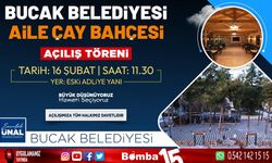 Bucak Belediyesi 'Aile Çay Bahçesi' Açılıyor