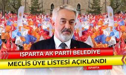 Ak Parti Isparta Belediye meclis üye listesi