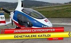 Jandarma Cayrokopter Denetimlere Katıldı
