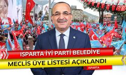 Isparta İyi Parti Belediye meclis üye listesi