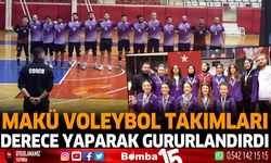 MAKÜ Voleybol takımları derece yaparak gururlandırdı