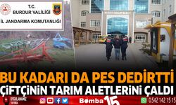 Bu kadarı da pes dedirtti çiftçinin tarım aletlerini çaldı