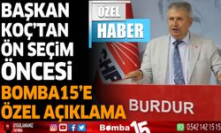 Başkan Kadir Koç’tan ön seçim öncesi Bomba15’e özel açıklama