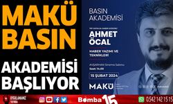 MAKÜ Basın Akademisi Başlıyor