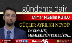 Selim Kutlu Yazdı: Güçler Ayrılığı Neydi?Dayanaktı, Memleketin Temeliydi…