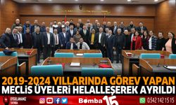 2019-2024 yılları arasında görev yapan meclis üyeleri helalleşerek ayrıldı