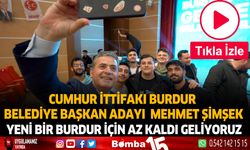 Cumhur İttifakı Burdur Belediye Başkan Adayı Mehmet Şimşek Yeni Burdur İçin Az Kaldı Geliyoruz