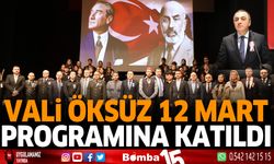 Vali Öksüz 12 Mart İstiklal Marşı'nın Kabulü ve Mehmet Akif Ersoy'u anma günü programına katıldı