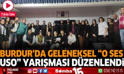 Burdur'da Geleneksel "O Ses USO" yarışması düzenlendi