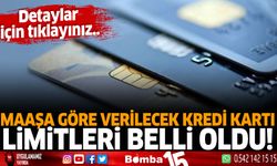 Maaşlara göre kredi kartı limitleri belli oldu!