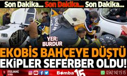 Burdur'da ekobis devrildi 3 yaralı