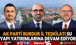 AK Parti Burdur su yapı yatırımlarına devam ediyor!