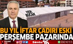 Bucak'ta iftar çadırı Perşembe Pazarına kuruldu