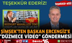 Şimşek'ten Ercengiz'e "düzmece video" Göndermesi