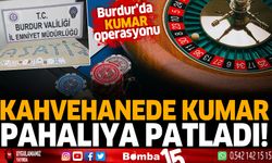 Burdur'da Kahvehanede kumar pahalıya patladı