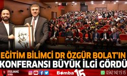 Eğitim bilimci Dr. Özgür Bolat'ın konferansı büyük ilgi gördü