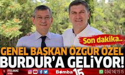 Son dakika... Özgür Özel Burdur'a geliyor!