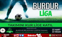 Burdur LİGA müsabakası başlıyor