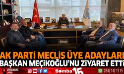 AK Parti Meclis Üye Adayları Başkan Meçikoğlu'nu ziyaret etti