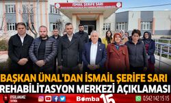 Başkan Ünal’dan Rehabilitasyon merkezi açıklaması