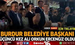 Burdur'da Ali Orkun Ercengiz üçüncü kez belediye başkanı oldu