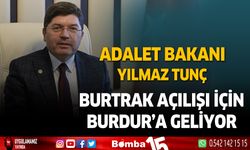 Adalet Bakanı Yılmaz Tunç Burdur'a Geliyor