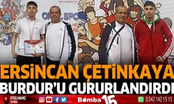 Ersincan Çetinkaya Burdur'u Gururlandırdı