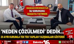 Başkan Ercengiz ile bir araya geldik, Senir Suyunu sorduk…