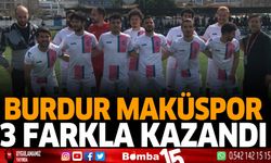 Burdur'da MAKÜ Spor 3 farkla kazandı