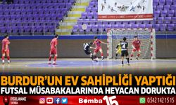 Burdur'un Ev Sahipliği Yaptığı Futsal Müsabakalarında Heyecan Dorukta