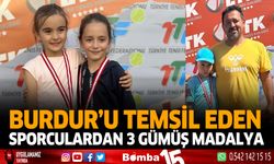 Burdur'u Temsil Eden Sporculardan 3 Gümüş Madalya