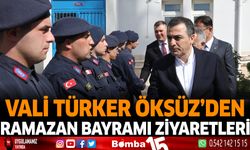 Vali Türker Öksüz'den Ramazan Bayramı Ziyaretleri